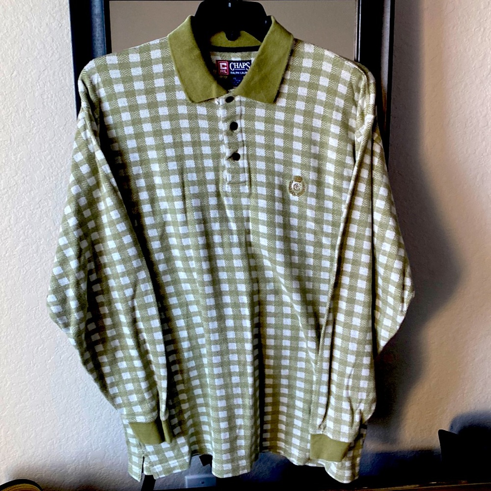 CHAPS by  Ralph Lauren Avocado and white colors